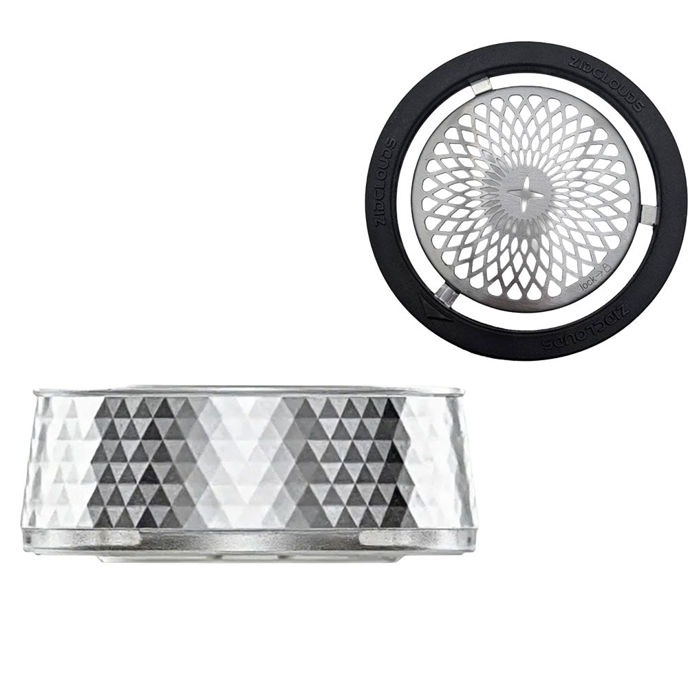 Maxx Hookah Crown HMD + Guard Lid - Silver