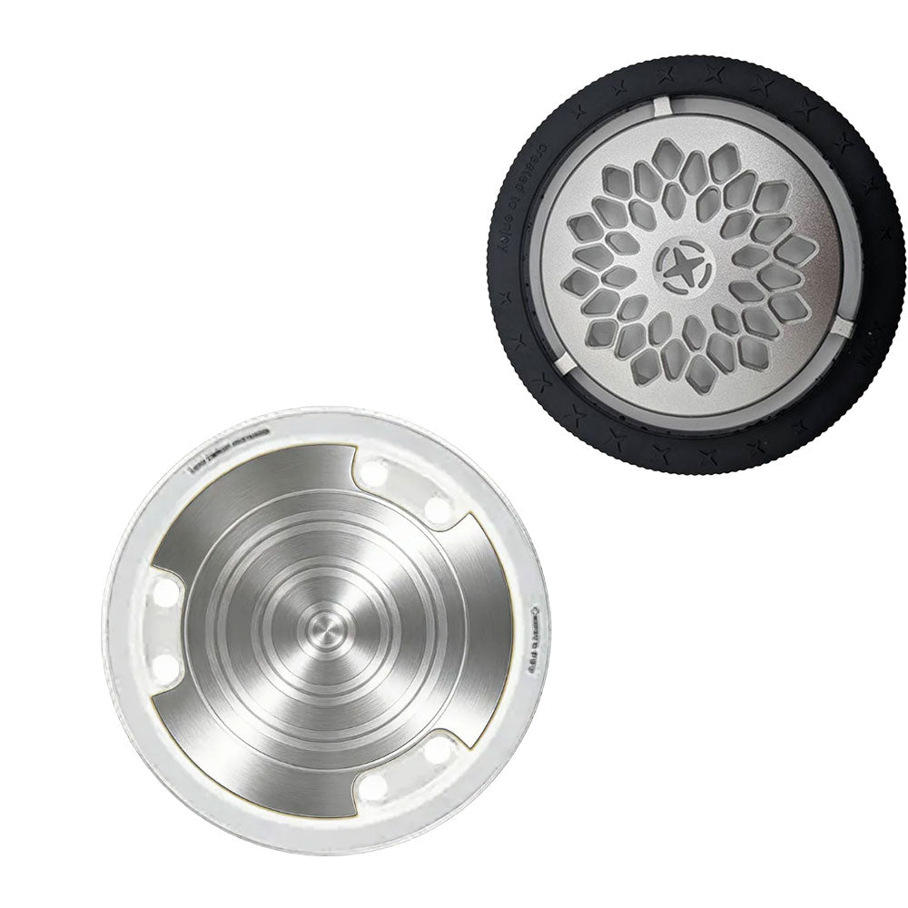 Maxx Hookah Crown HMD + Crown Lid - Silver