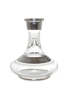 EGERMANN Hookah Bottle - Nuwas Clear Platinum