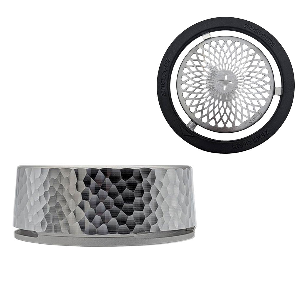 Maxx Hookah Crown Shell HMD + Guard Lid - Silver